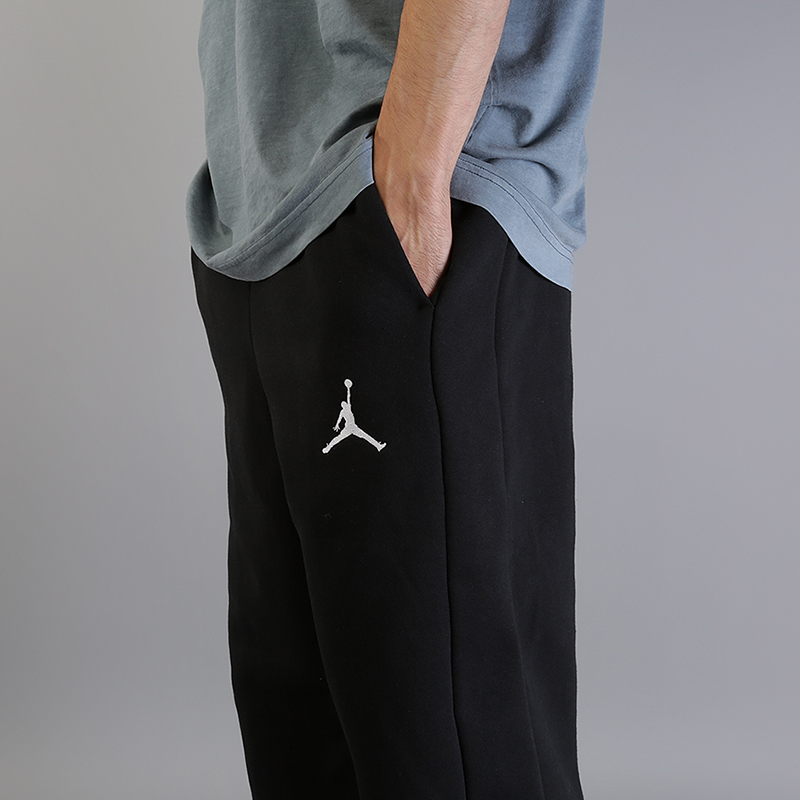 мужские черные брюки Jordan Flight  Basketball Pants 823073-010 - цена, описание, фото 2